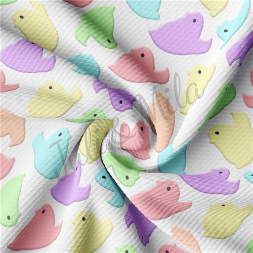 Easter Easter77 Liverpool Bullet Textured Stretch Solid Strip Thick Knit Jersey Fabric