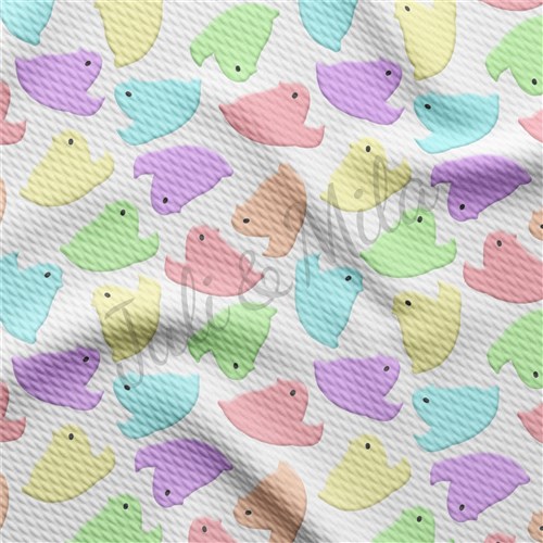 Easter Easter77 Liverpool Bullet Textured Stretch Solid Strip Thick Knit Jersey Fabric