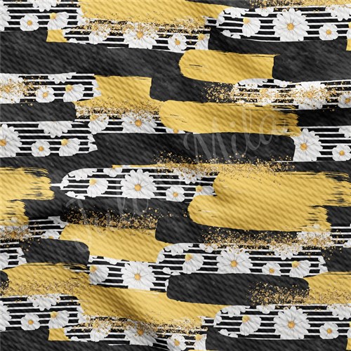 AA406 Liverpool Bullet Textured Stretch Solid Strip Thick Knit Jersey Fabric