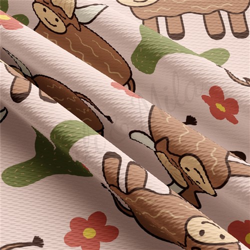 Western Boho Butterflies Printed Liverpool AA1901 buffalo & Get a Free $89.99 Embroidery Bundle