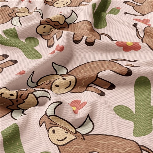 Western Boho Butterflies Printed Liverpool AA1901 buffalo & Get a Free $89.99 Embroidery Bundle