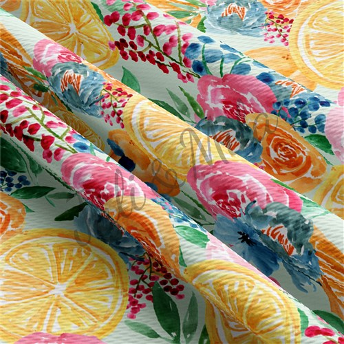 Floral Printed Liverpool 4 Way Fabric Floral94 & Get a Free $89.99 Embroidery Bundle