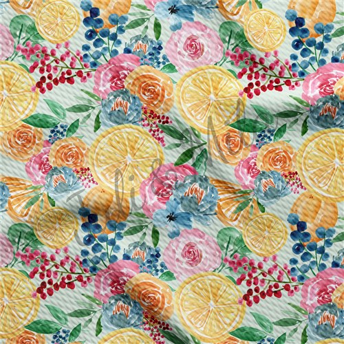 Floral Printed Liverpool 4 Way Fabric Floral94 & Get a Free $89.99 Embroidery Bundle