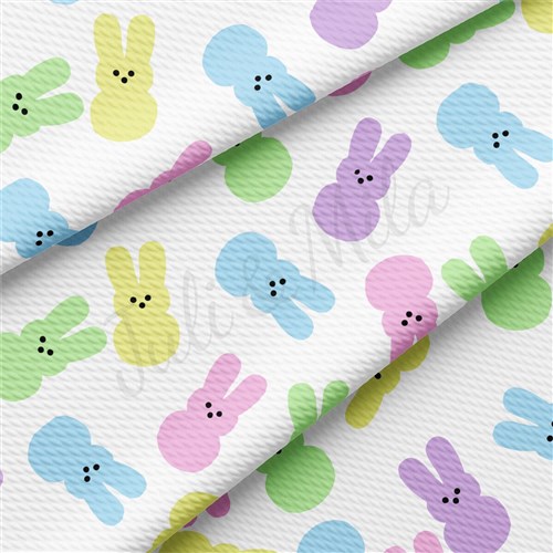 Easter AA2399 Liverpool Bullet Textured Stretch Solid Strip Thick Knit Jersey Fabric