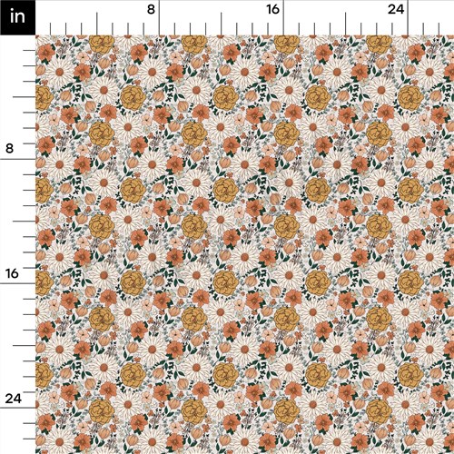 Floral Printed Liverpool Bullet Textured Stretch Solid Strip Thick Knit Jersey Fabric