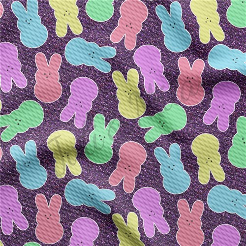 Easter East111 TBP101 Liverpool Bullet Textured Stretch Solid Strip Thick Knit Jersey Fabric
