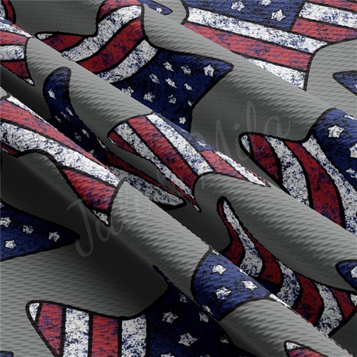 Patriotic 4th of July Printed Liverpool Fabric AA1716 & Get a Free $89.99 Embroidery Bundle