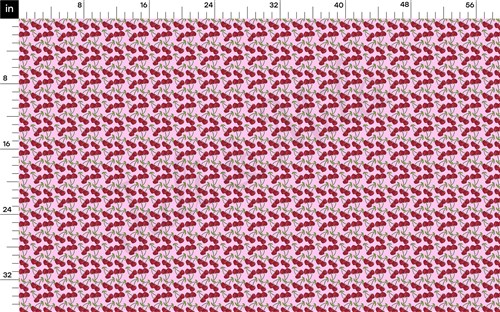 Valentine's Day Printed Liverpool Bullet Textured Stretch Solid Strip Thick Knit Jersey Fabric