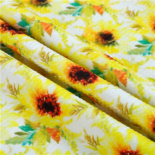 Printed Floral Fabric for Bows Sunflowers (F13) & Get a Free $89.99 Embroidery Bundle