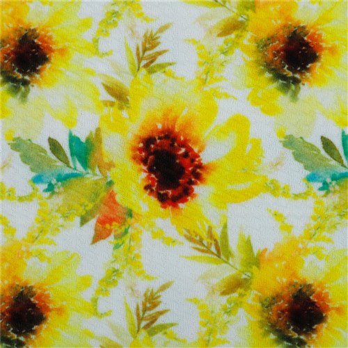 Printed Floral Fabric for Bows Sunflowers (F13) & Get a Free $89.99 Embroidery Bundle