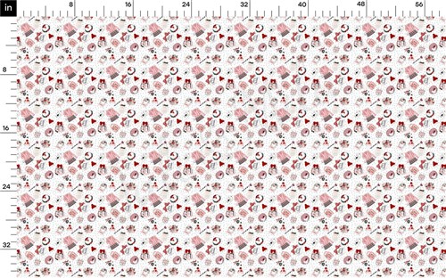 Christmas Printed Liverpool Fabric AA2184 & Get a Free $89.99 Embroidery Bundle