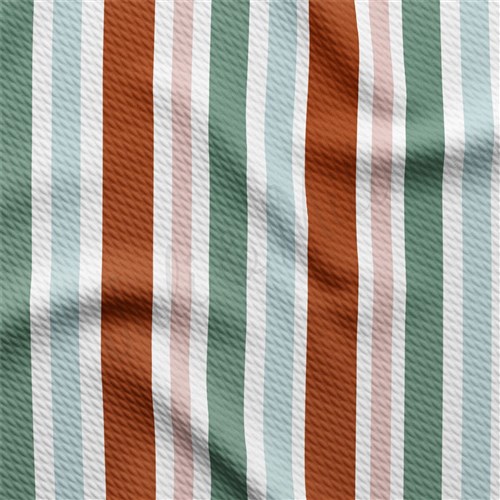 Liverpool Bullet Textured Stretch Solid Strip Thick Knit Jersey Fabric