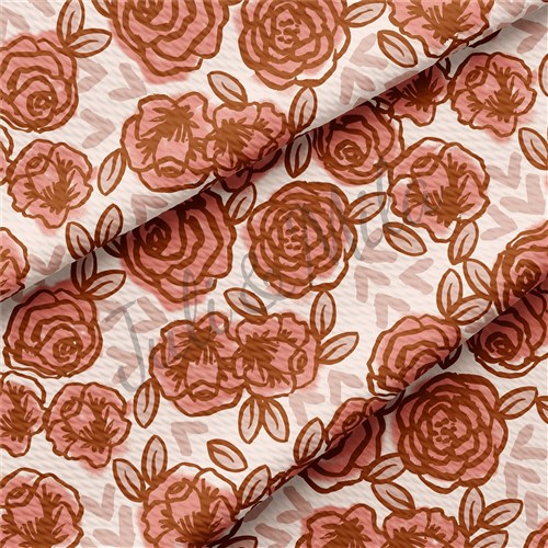 Valentine's Day Liverpool Bullet Textured Stretch Solid Strip Thick Knit Jersey Fabric