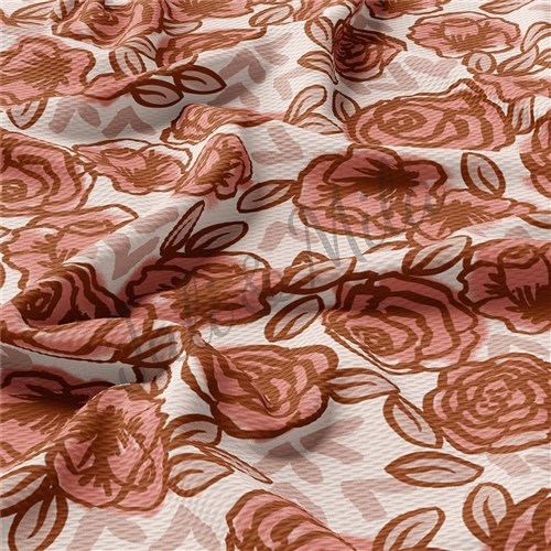 Valentine's Day Liverpool Bullet Textured Stretch Solid Strip Thick Knit Jersey Fabric