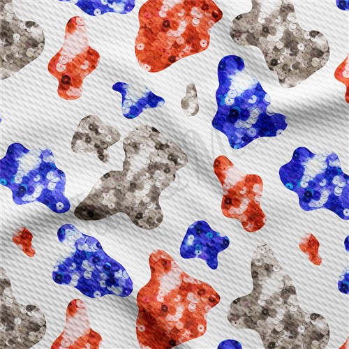 Patriotic 4th of July Printed Liverpool FabricAA1542 & Get a Free $89.99 Embroidery Bundle