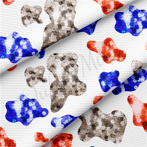 Patriotic 4th of July Printed Liverpool FabricAA1542 & Get a Free $89.99 Embroidery Bundle