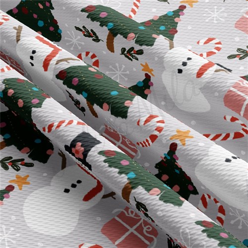 Christmas Printed Liverpool Fabric AA2149 & Get a Free $89.99 Embroidery Bundle