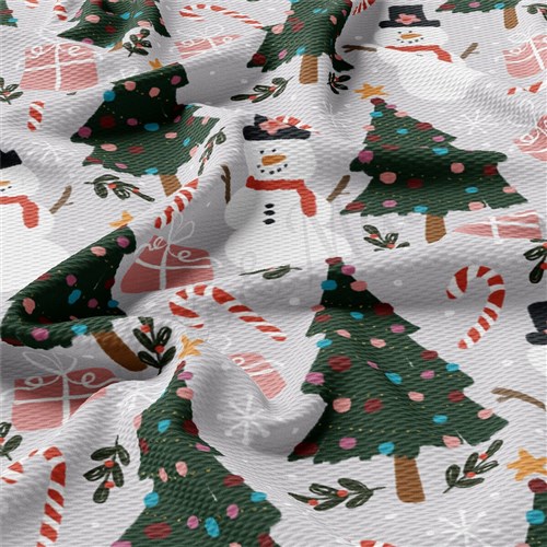 Christmas Printed Liverpool Fabric AA2149 & Get a Free $89.99 Embroidery Bundle