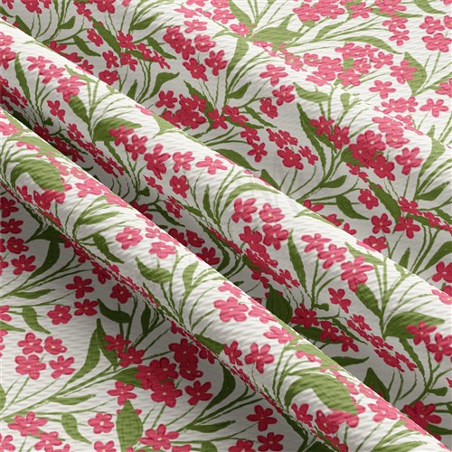 Printed Liverpool Fabric AA2487 Floral & Get a Free $89.99 Embroidery Bundle
