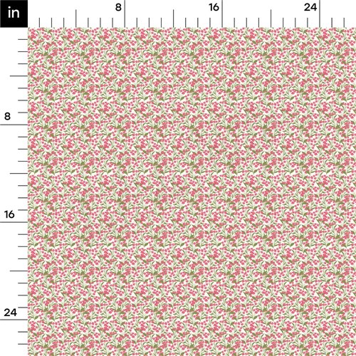 Printed Liverpool Fabric AA2487 Floral & Get a Free $89.99 Embroidery Bundle