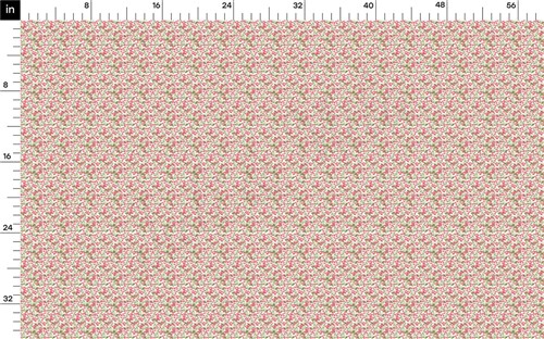 Printed Liverpool Fabric AA2487 Floral & Get a Free $89.99 Embroidery Bundle