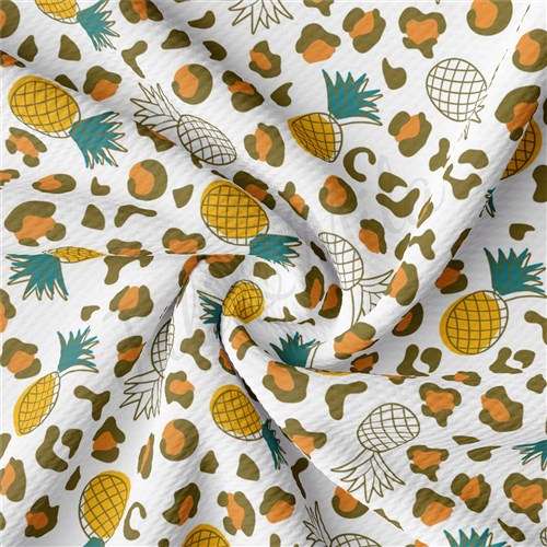 Pineapple Cheetah Leopard Summer Printed Liverpool AA1615 & Get a Free $89.99 Embroidery Bundle