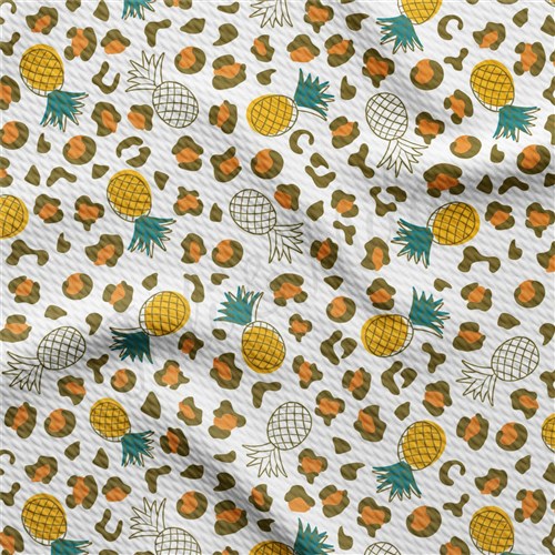 Pineapple Cheetah Leopard Summer Printed Liverpool AA1615 & Get a Free $89.99 Embroidery Bundle