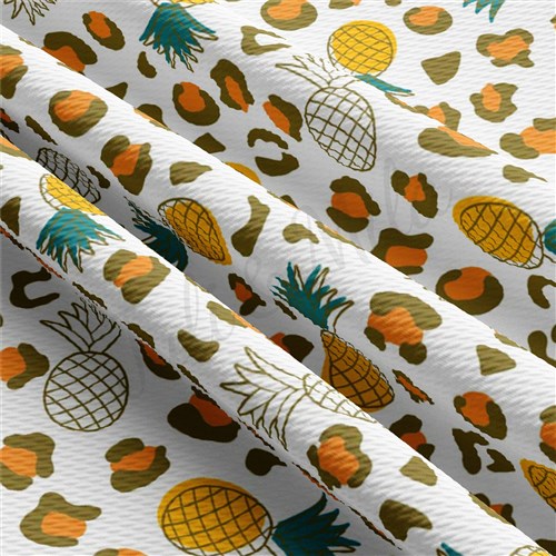 Pineapple Cheetah Leopard Summer Printed Liverpool AA1615 & Get a Free $89.99 Embroidery Bundle