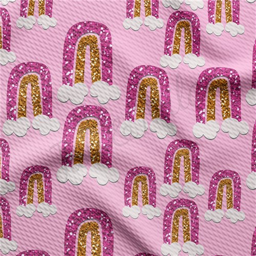 AA198 TBP102 Liverpool Bullet Textured Stretch Solid Strip Thick Knit Jersey Fabric