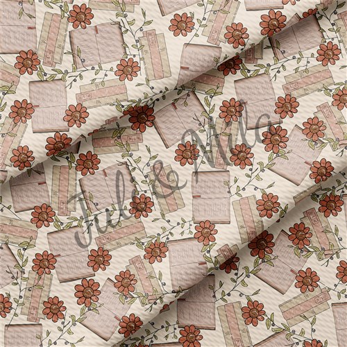 Floral Printed Liverpool 4 Way Fabric Floral69 & Get a Free $89.99 Embroidery Bundle