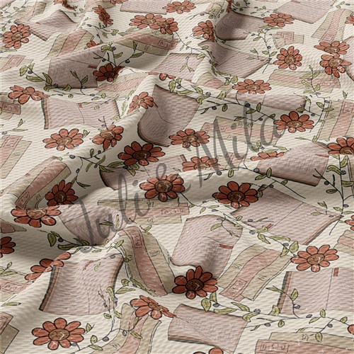 Floral Printed Liverpool 4 Way Fabric Floral69 & Get a Free $89.99 Embroidery Bundle