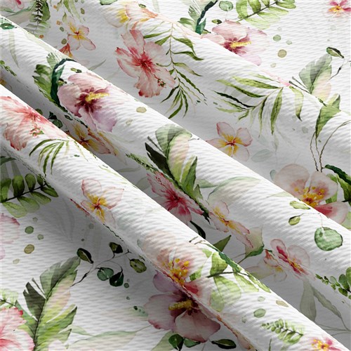 Printed Floral Liverpool Bow Floral Greenery(F7 & Get a Free $89.99 Embroidery Bundle