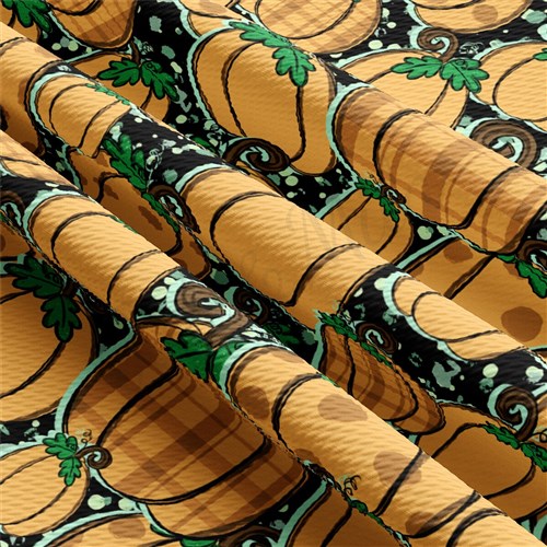 Autumn Fall Halloween Printed Liverpool Fabric AA1953 & Get a Free $89.99 Embroidery Bundle