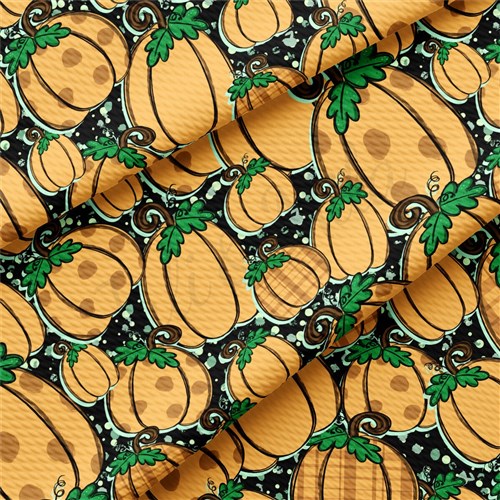 Autumn Fall Halloween Printed Liverpool Fabric AA1953 & Get a Free $89.99 Embroidery Bundle