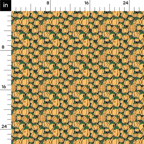 Autumn Fall Halloween Printed Liverpool Fabric AA1953 & Get a Free $89.99 Embroidery Bundle