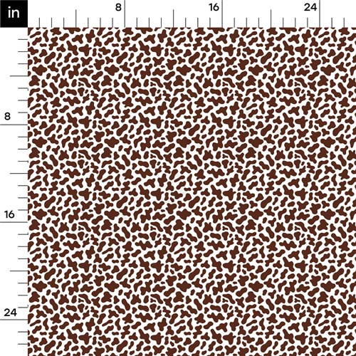 Brown Cow Spot Printed Liverpool Fabric AA2171 & Get a Free $89.99 Embroidery Bundle