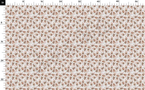 Gingerbread Christmas Liverpool Bullet Textured Stretch Solid Strip Thick Knit Jersey Fabric