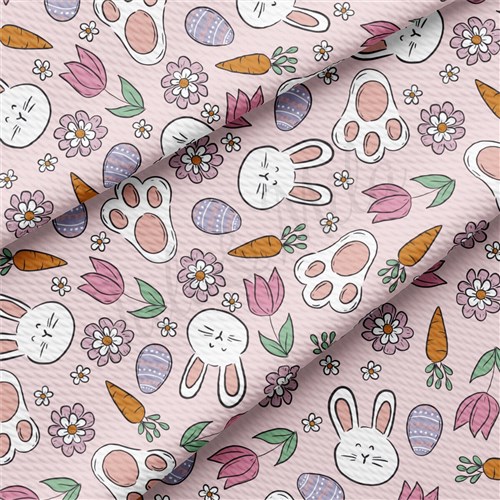 Easter Bunnies Printed Liverpool Fabric AA2110 & Get a Free $89.99 Embroidery Bundle
