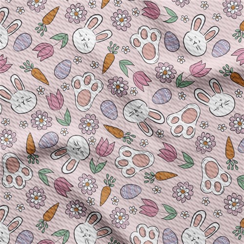 Easter Bunnies Printed Liverpool Fabric AA2110 & Get a Free $89.99 Embroidery Bundle