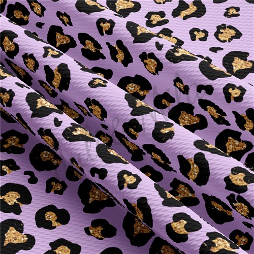 Cheetah Leopard AA178 TBP102 Liverpool Bullet Textured Stretch Solid Strip Thick Knit Jersey Fabric