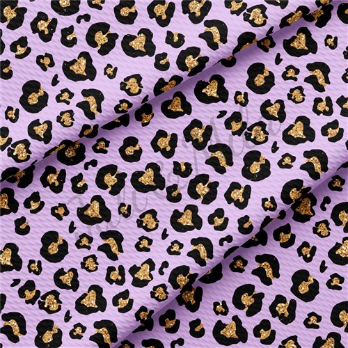 Cheetah Leopard AA178 TBP102 Liverpool Bullet Textured Stretch Solid Strip Thick Knit Jersey Fabric