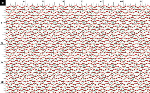 Christmas Christmas Liverpool Bullet Textured Stretch Solid Strip Thick Knit Jersey Fabric