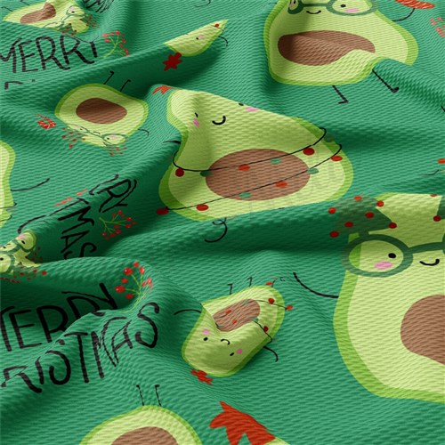 Christmas Liverpool Bullet Textured Stretch Solid Strip Thick Knit Jersey Fabric