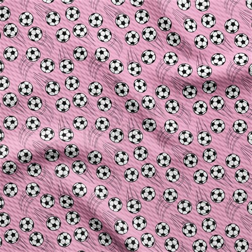 Soccer Liverpool Bullet Textured Stretch Solid Strip Thick Knit Jersey Fabric