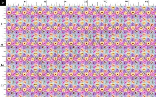Valentine's Day Printed Liverpool Bullet Textured Stretch Solid Strip Thick Knit Jersey Fabric