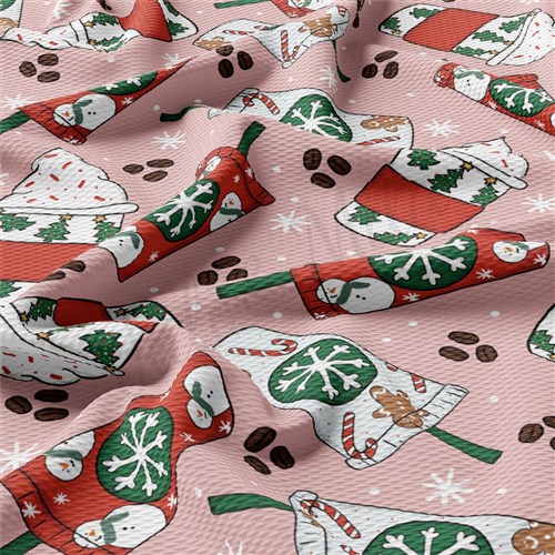 Christmas Printed Liverpool Fabric AA2093 & Get a Free $89.99 Embroidery Bundle