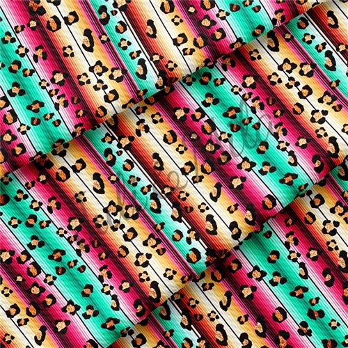Printed Liverpool Bullet Textured Stretch Solid Strip Thick Knit Jersey Fabric