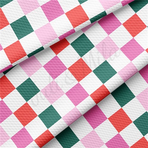 Check checkers Liverpool Bullet Textured Stretch Solid Strip Thick Knit Jersey Fabric