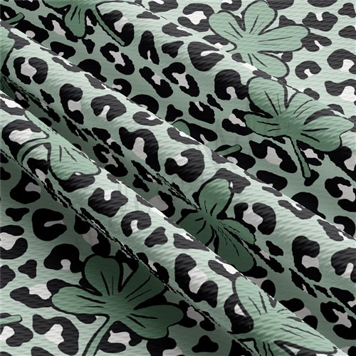 St. Patrick's Day Printed Liverpool Bullet Textured Stretch Solid Strip Thick Knit Jersey Fabric
