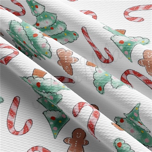 Christmas Printed Liverpool Fabric AA2103 & Get a Free $89.99 Embroidery Bundle